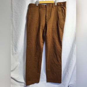 GAP Men's Brown Chinos Straight Strechy, Size 36 X 34